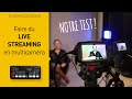 TEST live streaming : plusieurs caméras avec le mélangeur Atem mini pro iso !