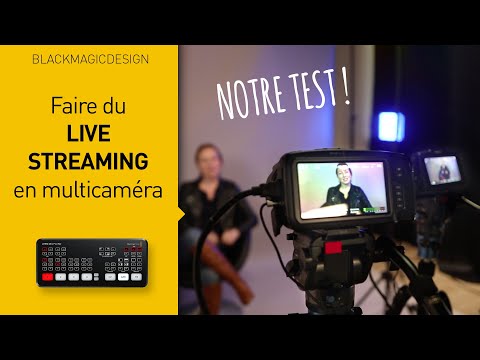 TEST live streaming : plusieurs caméras avec le mélangeur Atem mini pro iso !