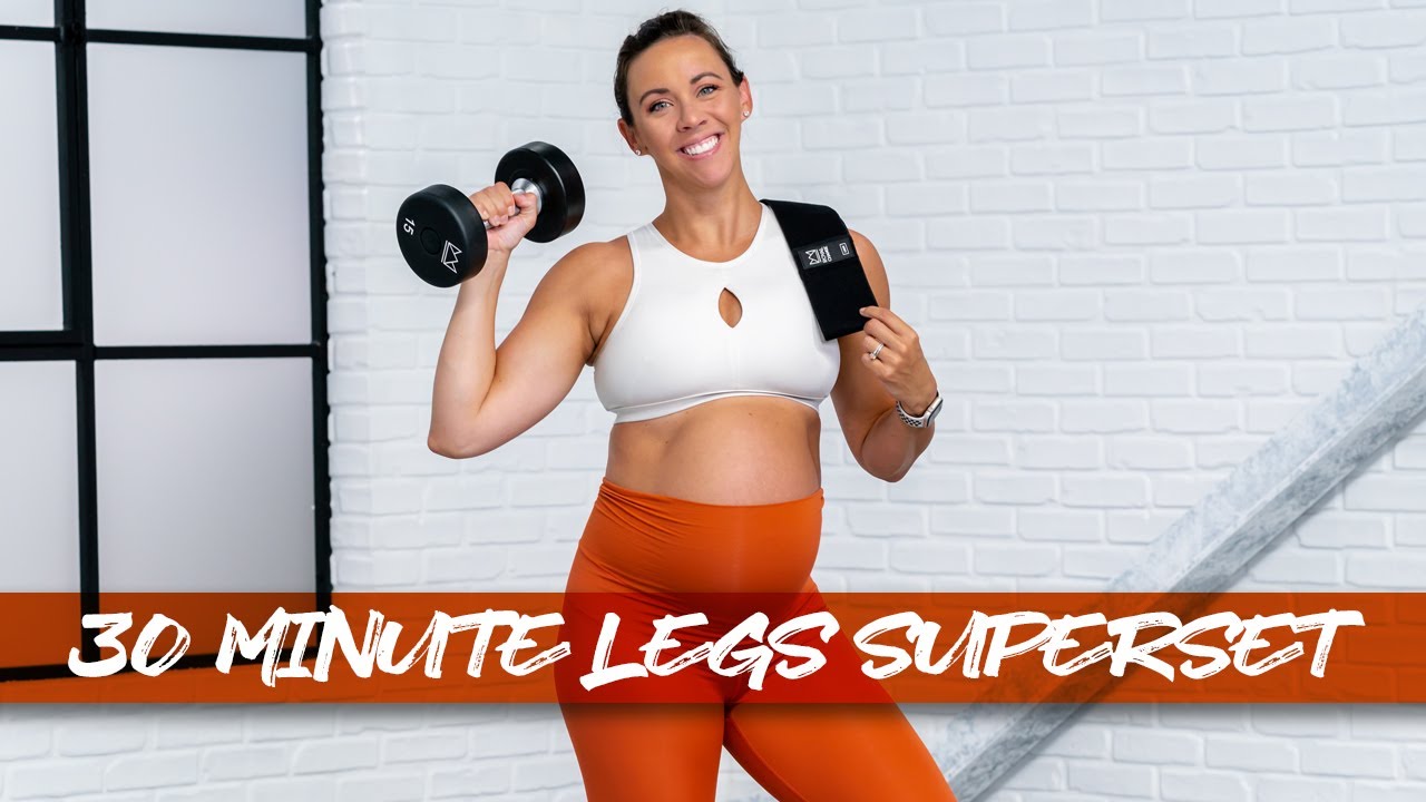 30 Minute Legs Superset Workout