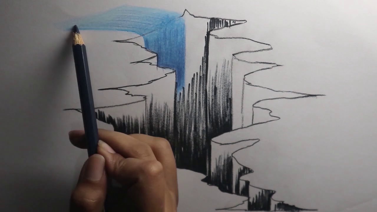 crack 3d drawings