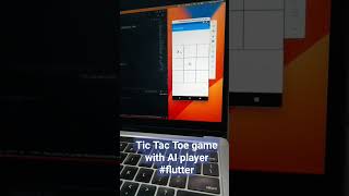 Tic Tac Toe game with AI #flutter #shortvideo screenshot 5