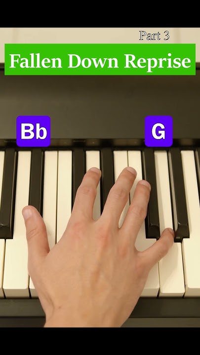 How To Play Fallen Down On The Piano How to play Fallen Down Reprise on Piano (PART 3) - YouTube