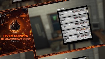 [QBCore/ESX] WEAPON CRAFT SYSTEM / FIVEM