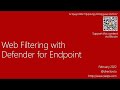 Web Filtering using Defender for Endpoint
