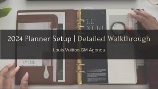 2024 Planner Setup + Flipthrough | LV Agenda | The Planner Aisle