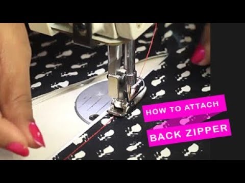 How to attach stylish front zipper DIY hindi tutorial, how to