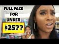 $25 MAKEUP CHALLENGE | FULL FACE UNDER $25 | Destiny Lashae Makeup