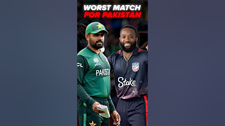 Pakistan's most shameful defeat #cricket #pakvsusa