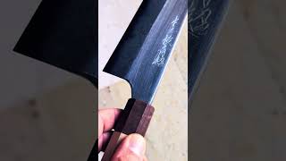 (Nice) Mazaki Damascus Aogami Super 240 gyuto
