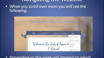 Advent E-Retreat Introduction Video