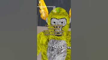 Completing Comp Course Until 1,000 Subscribers! #gorillatag #gorillatagquest #gorillatagvr #viral