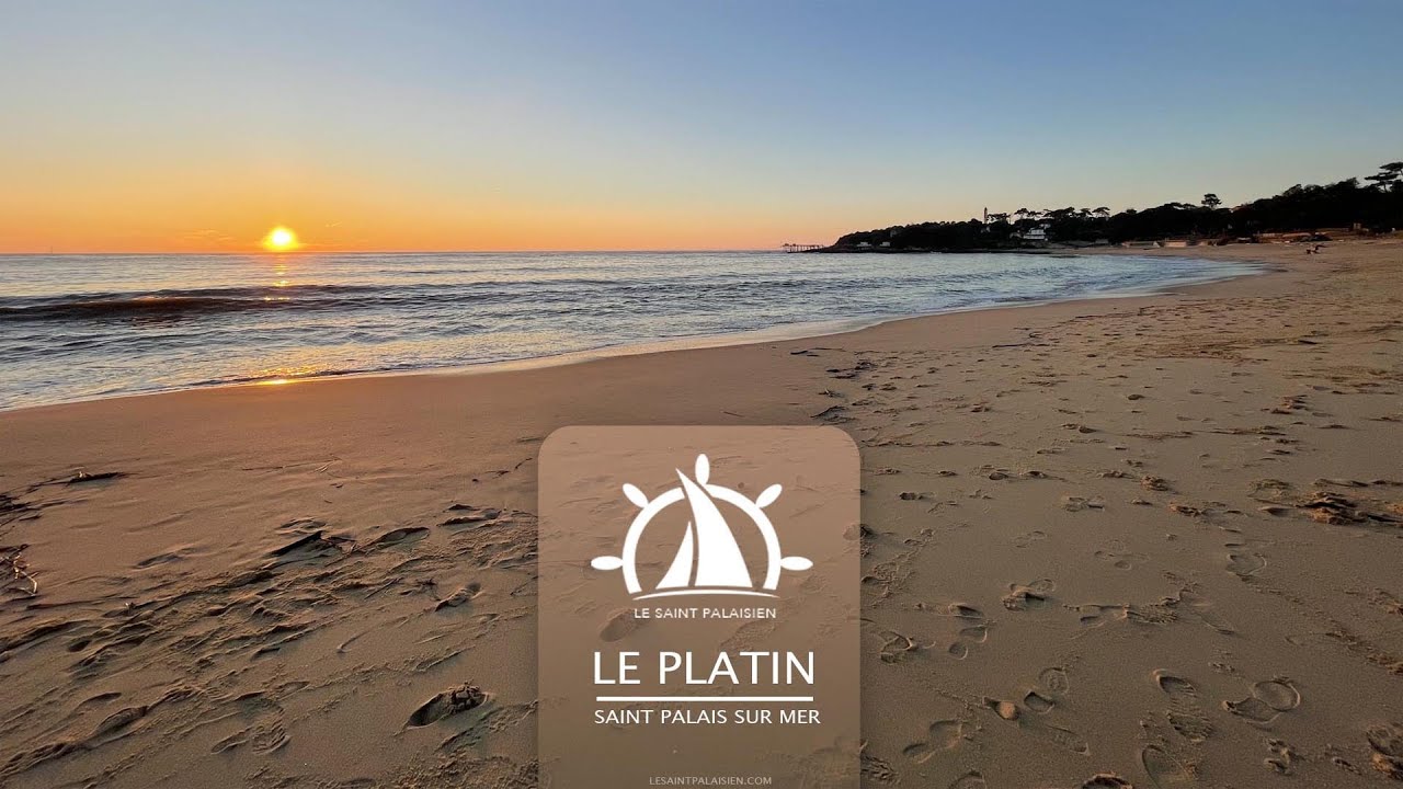 Saint Palais sur mer, plage du Platin : 15 minutes de détente au son de