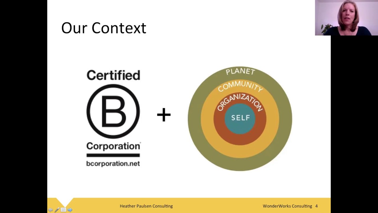 B Corp Inclusion Challenge with WonderWorks & Heather Paulsen Consulting (11.30.16)