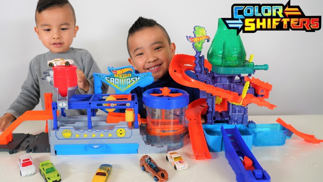 hot wheels car wash playset