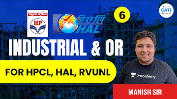 Industrial & OR  -6 | #RVUNL #HAL #HPCL Exam Preparation| #Manish_Mishra