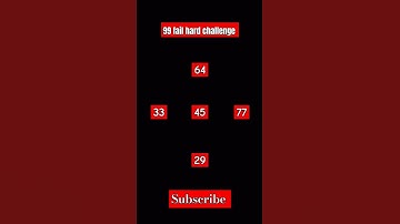 99 fail hard challenge #numbers #challenge #viral #shorts