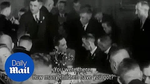 Unearthed footage of Joseph Goebbels boasting abou...