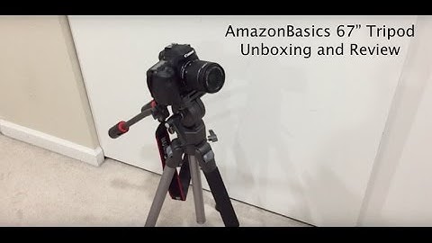 AmazonBasics 67" Video Tripod w/ Fluid Head (Ravelli AVT) Unboxing and Review