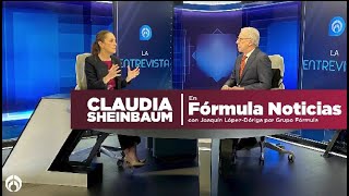 Platiqué sobre el inicio de la construcción del segundo piso de la transformación con LópezDóriga.