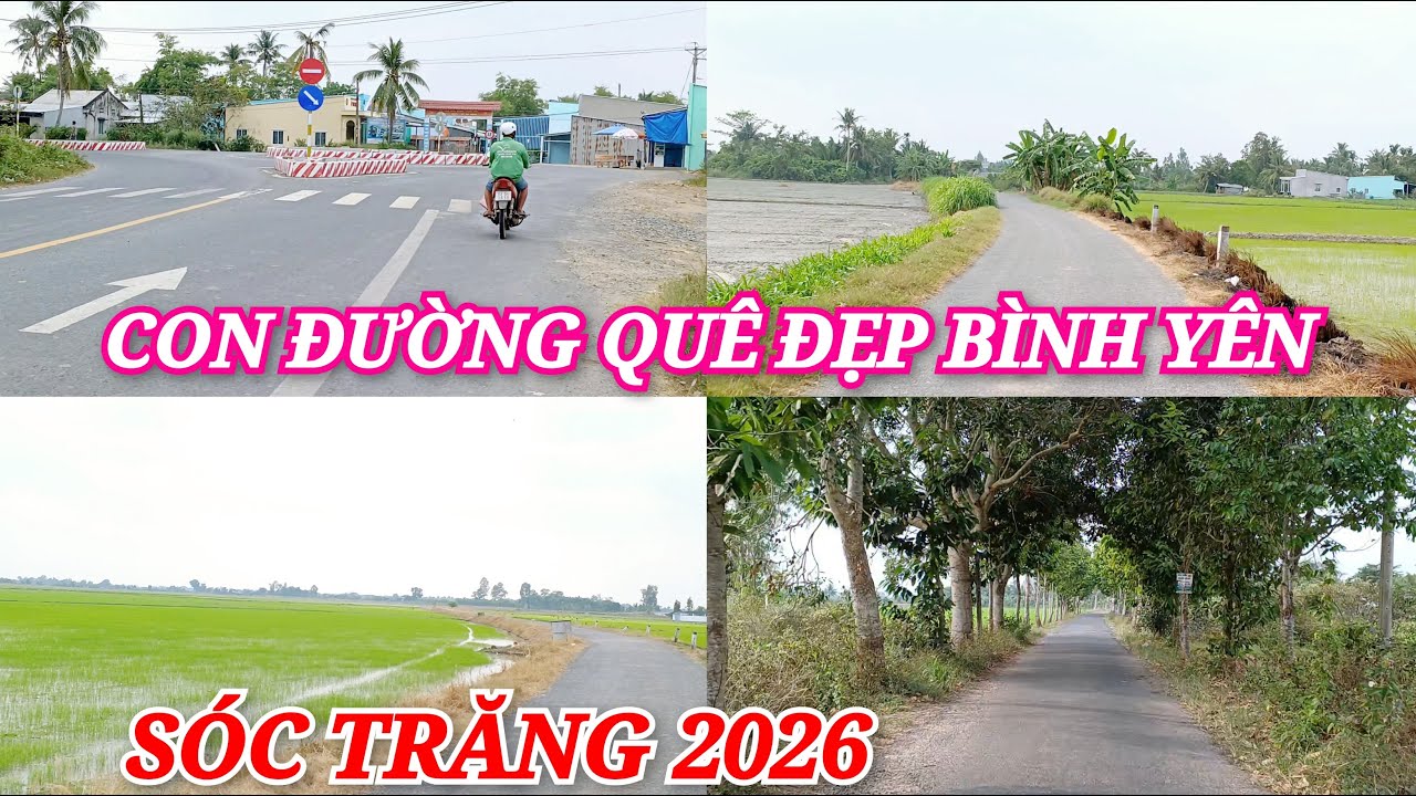 Khám Phá Tuyến Đường Quê Của Xã An Ninh Huyện Châu Thành Sóc Trăng