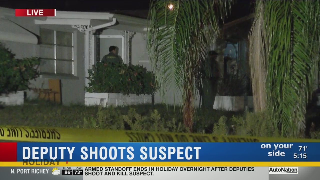 Man killed by Pasco deputy after stand-off - YouTube