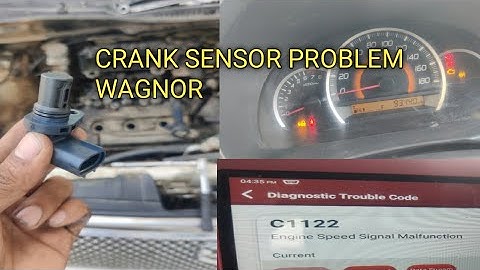 Crank Sensor Problem -WagonR k series !! Problem Solved In 2 min !!WagonR RPM issue