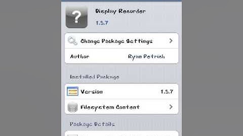 iPhone4 ios6.1.2 Display Recorder