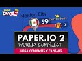 PAPER.IO 2 WORLD CONFLICT | juega con países y capitales del mundo