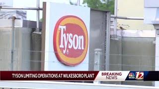 Wilkesboro's Tyson processing plant limiting operations for more cleaning amid COVID-19 pandemic