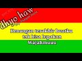 Dhyo haw | tetap tersenyum kawan (KARAOKE)