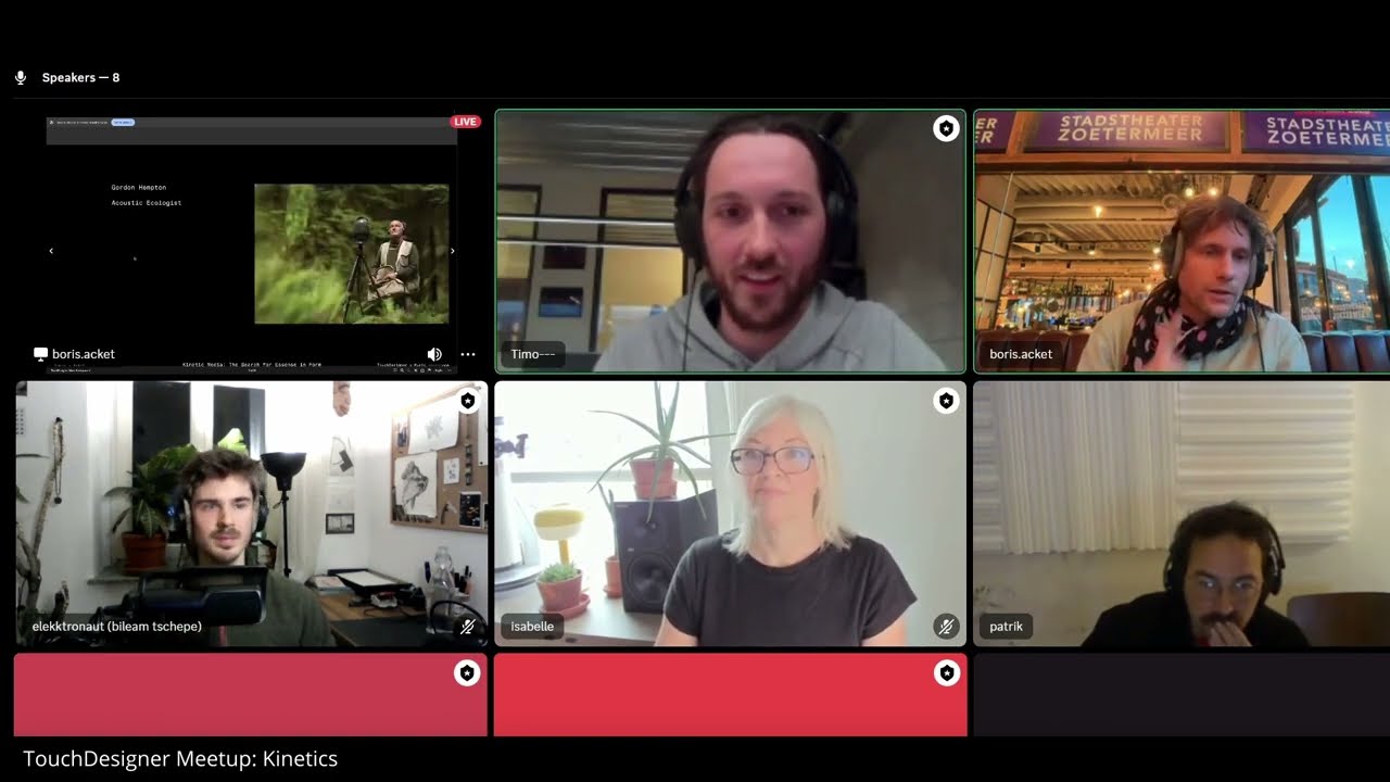 TouchDesigner Meetup - Kinetics - Feb 2025 / Patrik Lechner, Lumus Instruments, Volvox Labs