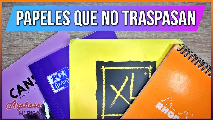 Así debe de ser un papel para escribir con pluma estilográfica –