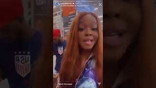 Azealia Banks In Home Depot Speaking On Cardi B, Akbar, JT, Nicki Minaj Etc.