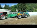 Rcolte densilage de mas 2023  ensachage densilage  claas jaguar 980  john deere case ih 