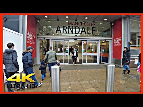 Arndale Centre | Manchester ?? [4k] Full Walk-Through + Arndale Market | Food Court | Cube