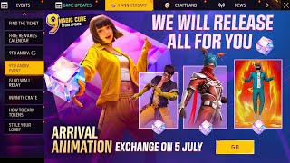 9th Anniversary Magic Cube Store Update🔥🥳| Next Magic Cube Bundle|Free Fire New Event | ff new event