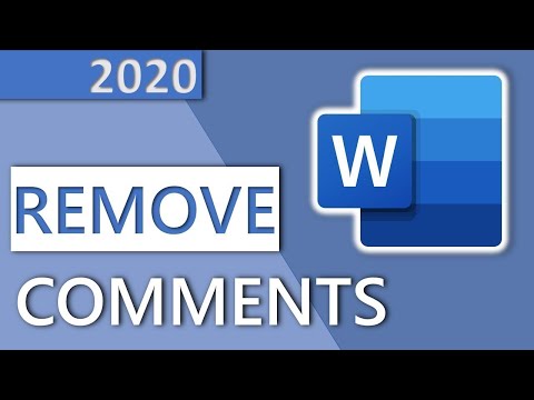 Video: Hur ändrar man kommentar i Word?
