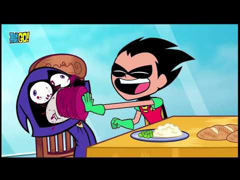 Teen Titans: Starfire belly stuffing