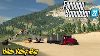 FS22 Work On The River New U.S. Mods  Yukon Valley Map  Farming Simulator 22