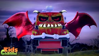 Halloween Night | Scary Videos for Children | Monster Truck Dan Car Cartoons by Kids Channel screenshot 4