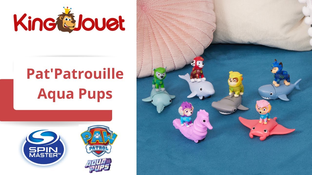 Véhicule + Figurine Marcus - La Pat'Patrouille Aqua Pups Spin