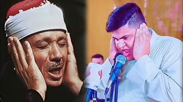 ♦️تلميذ الشيخ عبد الباسط عبد الصمد الذي تأثر به وأتقن صوته أمام حشد جماهيري رهيب | القارئ عباس رياض