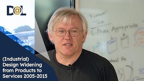 Design Widening from Products to Services 2005-2015 | Pieter Jan Stappers | Design@large