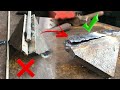 Amazing welding tricks how to fill line 1GF welding