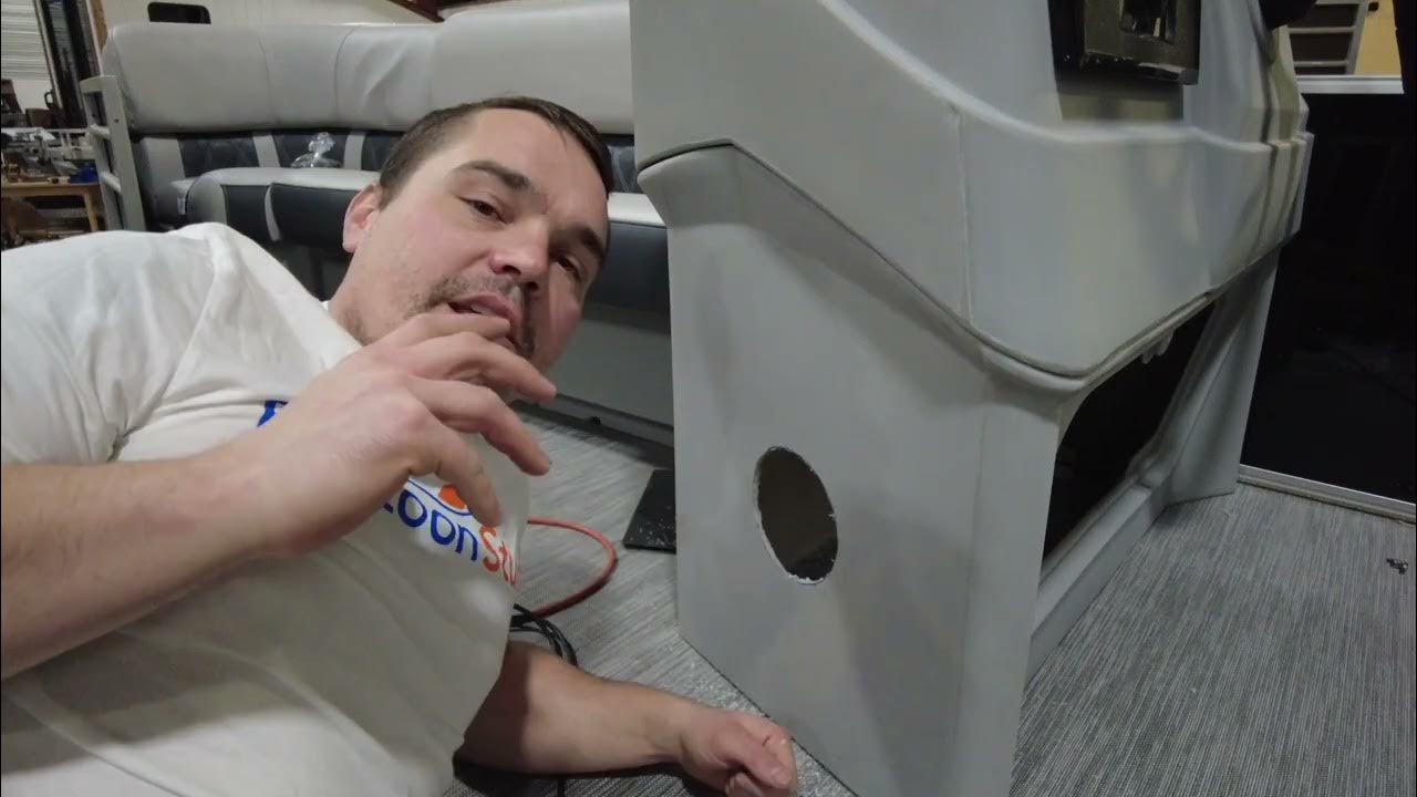 Pontoon Steering Console Installation Part 2 of 2 YouTube