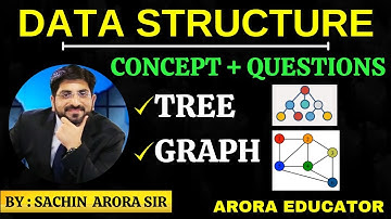 Data Structures - Tree & Graph | Concept & Questions | Arora Educator |