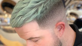 Skin fade, French crop haircut