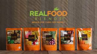 Real Food Blends Turkey, Sweet Potatoes & Peaches - Pureed Food Meal for  Feeding Tubes, 9.4 oz Pouch (Pack of 12 Pouches)