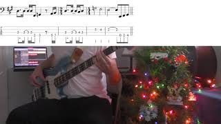 The Waitresses - Christmas Wrapping (Bass cover with tabs)