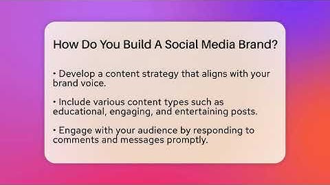 How Do You Build A Social Media Brand? - Everyday-Networking